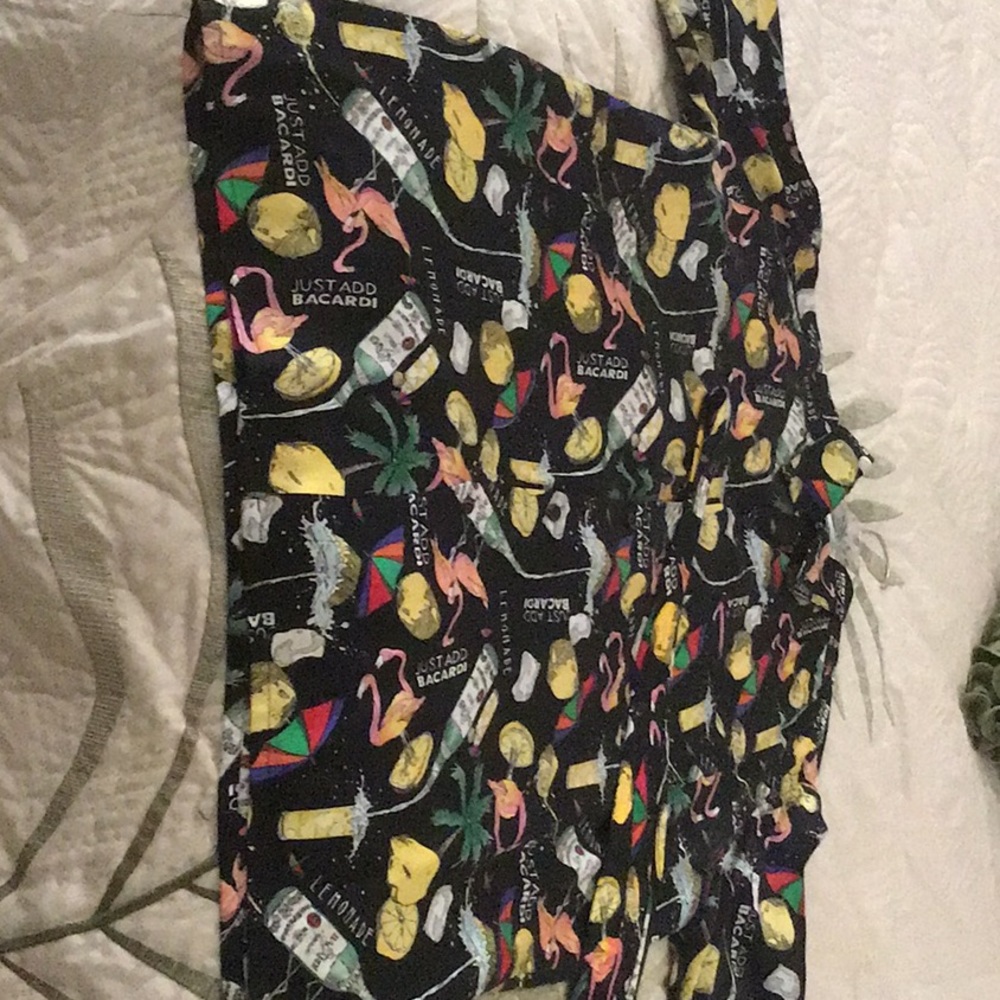 Nicole Miller silk shirt and matching tie,